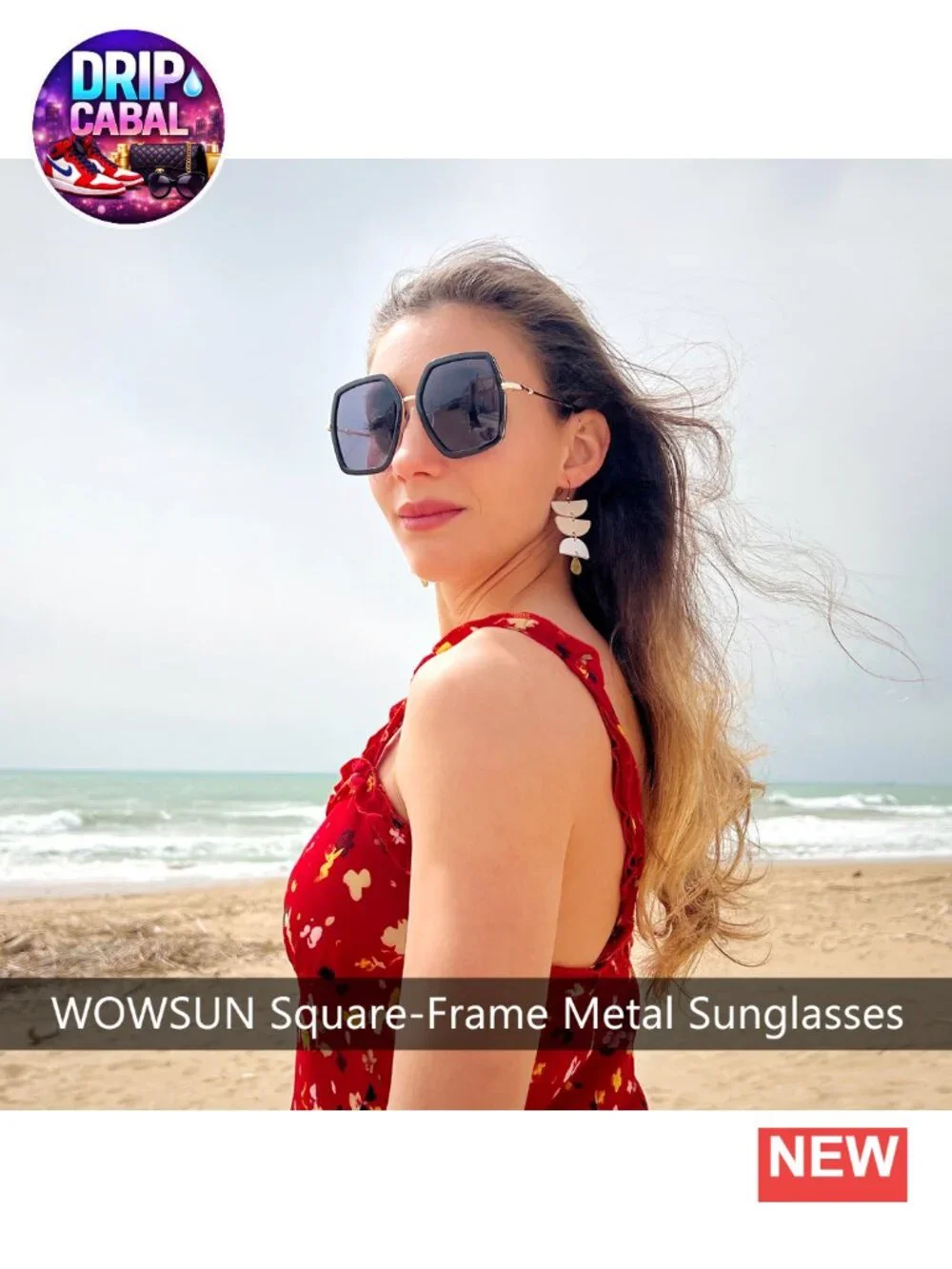 Oversized Fashion Sunglasses for Women UV400 Protection Retro Shield